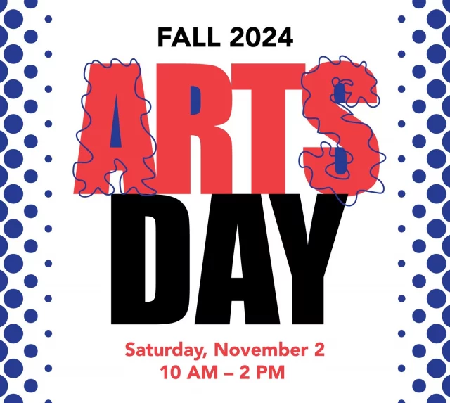 Join us for our Fall 2024 Arts Day on Saturday, November 2nd! 🎨🎭 Discover our diverse undergraduate programs, including Graphic Design, Painting, Photography, Art History, Music, Theater, Filmmaking, and more. This exciting event offers prospective students the chance to:

	•	Meet our talented faculty and students
	•	Participate in hands-on workshops
	•	Explore the admissions process
	•	View student portfolios
	•	Take guided tours of our galleries and campus

A lunch reception will also be provided. Plus, get an exclusive sneak peek of our fall musical production, Richard O’Brien’s The Rocky Horror Show! 👠For more details and to register, visit the link in our bio. We can’t wait to see you there!

When: 10am - 2pm, Saturday November 2nd
Where: Fine Arts Building

🎨Design by Ari