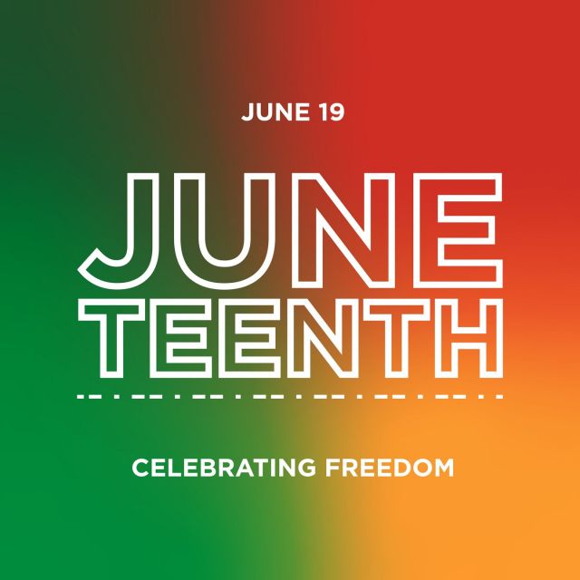 Happy Juneteenth! We hope that everyone takes a moment today to think about those who fought for equality then and those fighting for it now! Let's make sure we celebrate the emancipation of enslaved people in the U.S today as we continue to fight for the rights of others!
Art Graphic: Ari Lopez